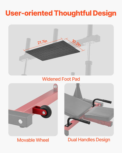 Vertikal benpressmaskin, specialmaskin för hemmagym för underkroppen, benpressträningsutrustning i kolstål, justerbar benstyrketräning för högintensiva pressar, 227 kg kapacitet