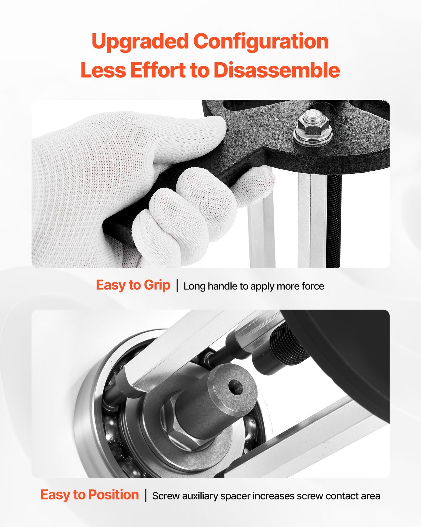 21-in-1 Bearing Puller Set, 21 PCS 3-Jaw Hook Puller for Internal External Bearings and Bearing Without Inner Shaft, Multifunctional Bearing Removal Tool with Heavy Duty Portable Storage Case