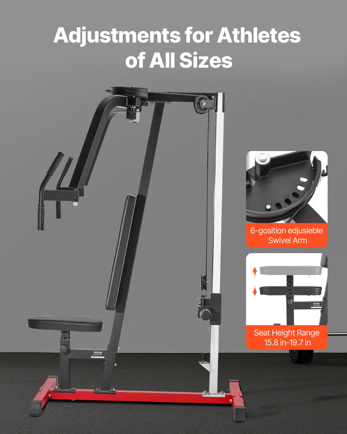 Chest Fly Machine, Upper Body Specialty Machine for Home Gym, Adjustable Fly and Reverse Delt Machine, for Chest, Back, Pectoral, Rear Deltoid and Shoulder Workouts, Hold up to 450LBS