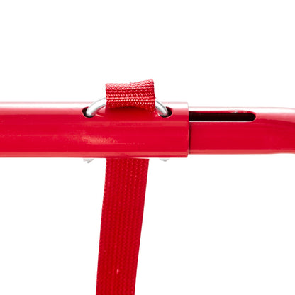 Fire Escape Ladder, 3-Story 7.62m Retractable Emergency Fire Ladder, Lightweight Aluminum Alloy Safety Escape Ladders with Sturdy Polyester Strap, Anti-Slip Rung & Wide Steps, 453KG Max Loading