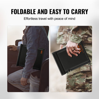 Faraday Bags, 4 Pack Faraday Pouch Set for Laptop (16.9x15"), Tablet (13x10.2"), Phone (7.87x4.7") & Radio (10.6x7.8"), Fireproof Signal Blocking Holder, Anti-Theft & Anti-Hacking Pouch Blocker