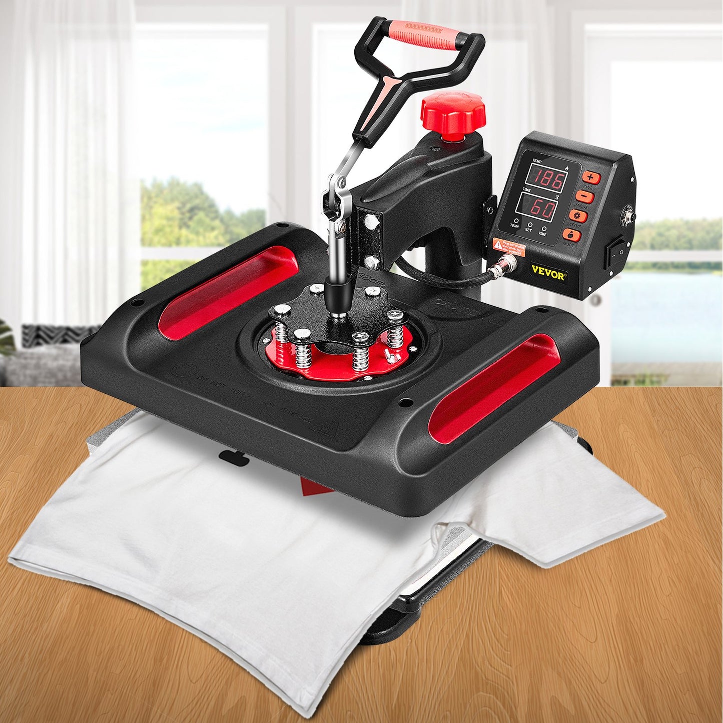 Heat Press Machine Sublimation Machine 15 x 12 Inch/38.1 x 30.5 cm 11 In 1 Kit Heat Press