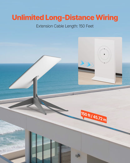 Starlink Gen 2-kabel 45,72 m förlängningskabel Standard generation 2 1200 Mps 24 AWG / 0,25 mm²