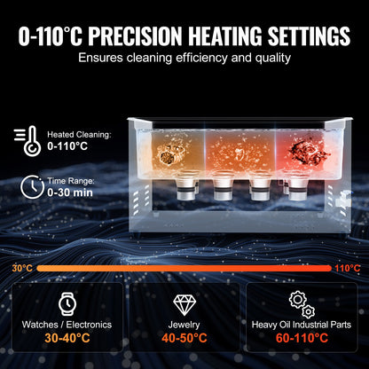 22L Ultrasonic Cleaner with Heater Timer & Basket, Professional Digital Sonic Cavitation Machine, 480W Cleaning Machine for Lab Tools, Metal Parts, Carburetor, Brass, Auto Parts, Engine Parts
