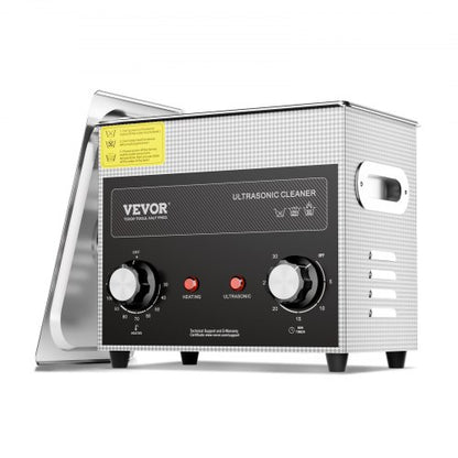 3L Ultrasonic Cleaner with Heater Timer & Basket, Professional Digital Sonic Cavitation Machine, 120W Cleaning Machine for Watch Instruments, Glasses, Coin, Metal Parts, Tool