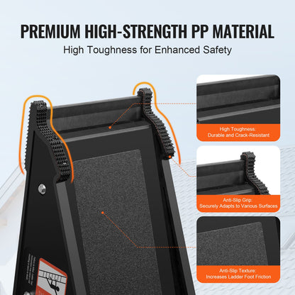 Stegeutjämnare 172,4 kg belastning PP-nivelleringsverktyg med förvaring för ojämn mark