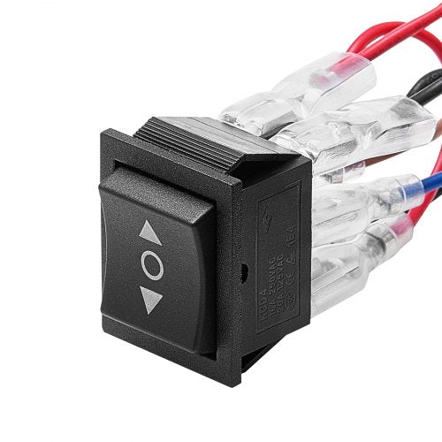 Vippströmbrytare, 6-polig momentan DPDT vippströmbrytare, 3-läges (PÅ)-Av-(PÅ) polaritetsomkastare AC 250V/16A 125V/20A för bil, båt, hushållsapparater