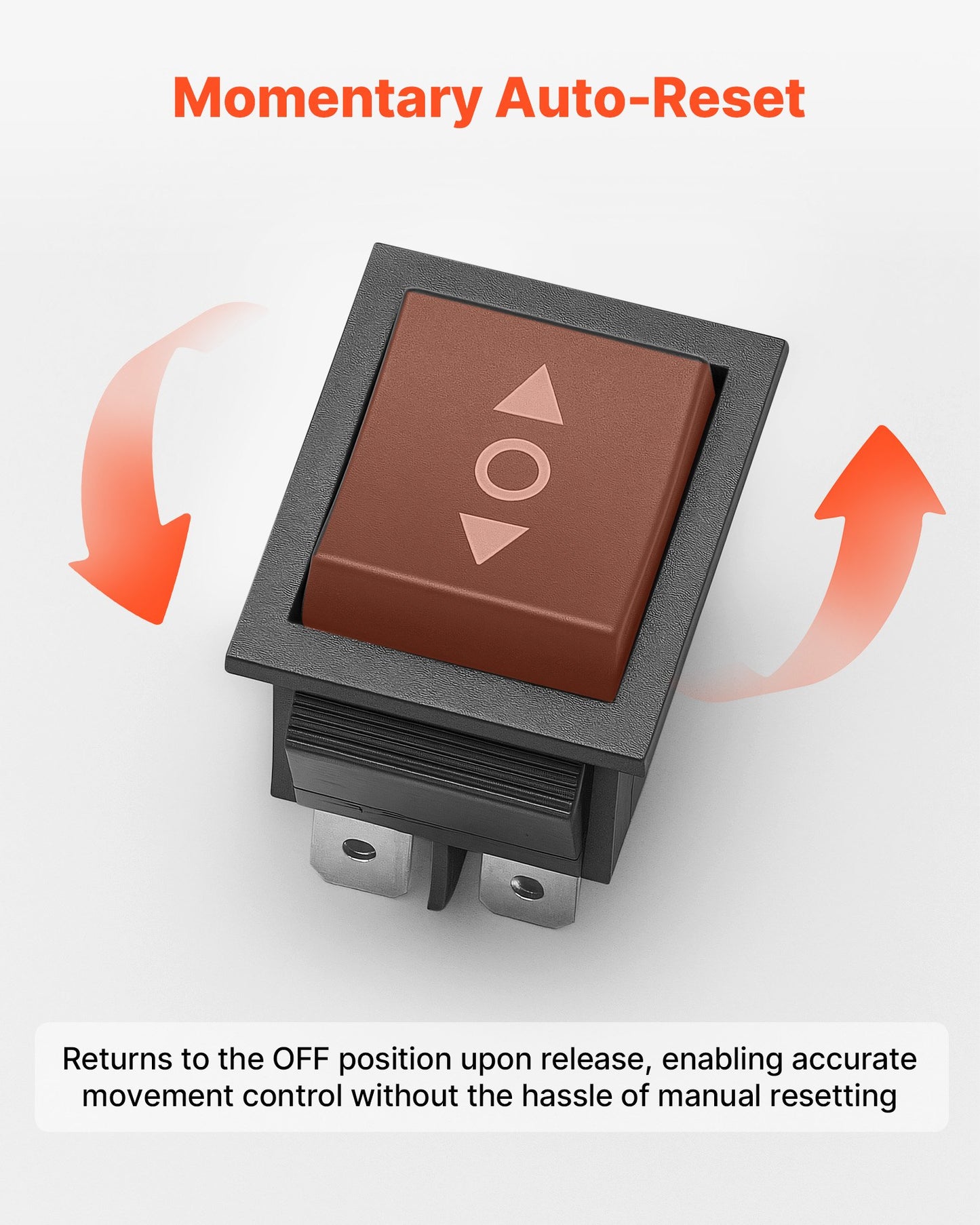 Vippströmbrytare, 6-polig momentan DPDT vippströmbrytare, 3-läges (PÅ)-Av-(PÅ) polaritetsomkastare AC 250V/16A 125V/20A för bil, båt, hushållsapparater