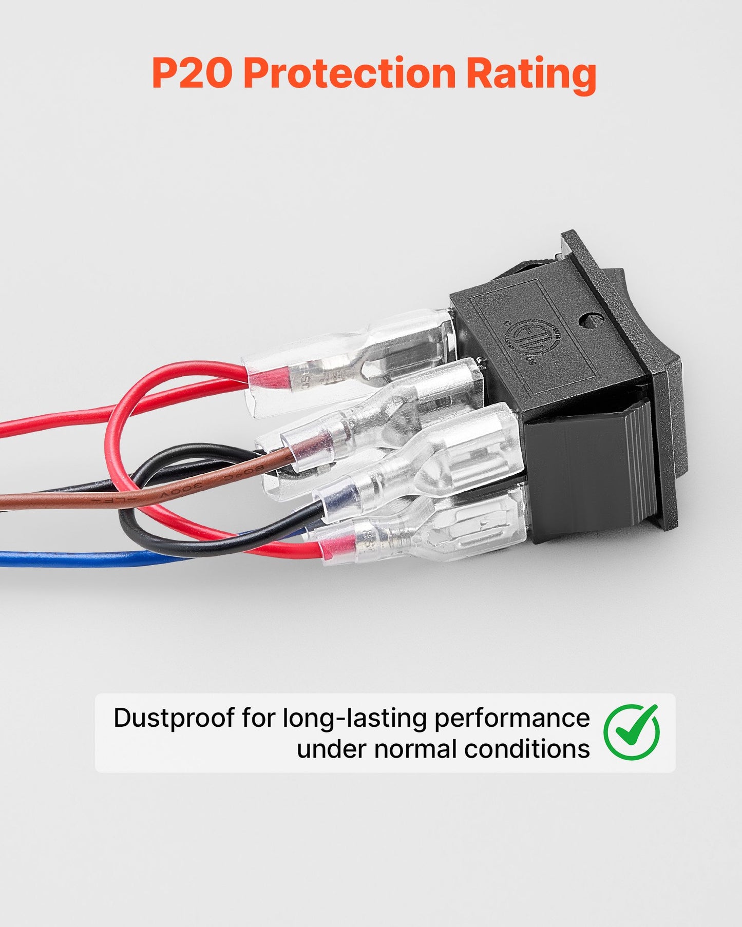 Vippströmbrytare, 6-polig momentan DPDT vippströmbrytare, 3-läges (PÅ)-Av-(PÅ) polaritetsomkastare AC 250V/16A 125V/20A för bil, båt, hushållsapparater
