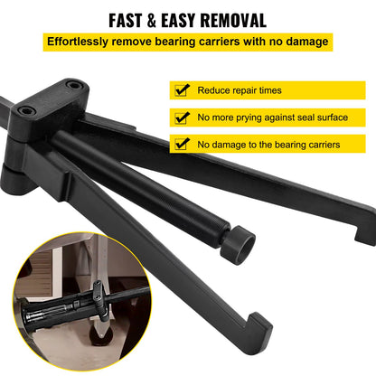 Avdragare för nedre lagerhållare, kompatibel med Yamaha, Johnson, Evinrude, Honda, Mercury, robust marin avdragare i stål med justerbara armar, fungerar för demontering av nedre lagerhållare