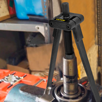 Avdragare för nedre lagerhållare, kompatibel med Yamaha, Johnson, Evinrude, Honda, Mercury, robust marin avdragare i stål med justerbara armar, fungerar för demontering av nedre lagerhållare