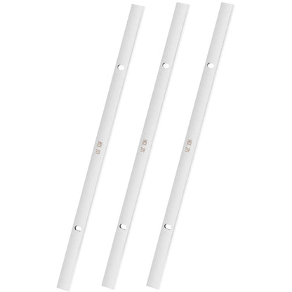 Hyvelknivar, 13-tums hyvelknivar med tjocklek, 2 mm förtjockad snabbstålsutbyte HRC55-60 hårdhet, praktiska monteringshål för snickeri, hem-gör-det-själv, industrier, set om 3