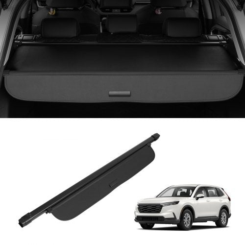 Retractable Cargo Cover for Honda, Upgraded Waterproof Trunk Cover Security Shield Shade for Honda CRV 2023-2025 5-Seater, UV Resistant Rear Trunk Cover with Aluminum Alloy & PVC Leather Texture