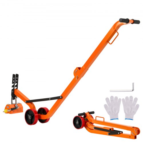 Magnetic Lid Lifter Dolly, 600 kg Pulling Capacity, Steel Dolly with Heavy Duty Magnet Lift and 2 Wheels, Adjustable Handle, N42 Neodymium, Foldable and Portable, for Lifting Manhole Covers