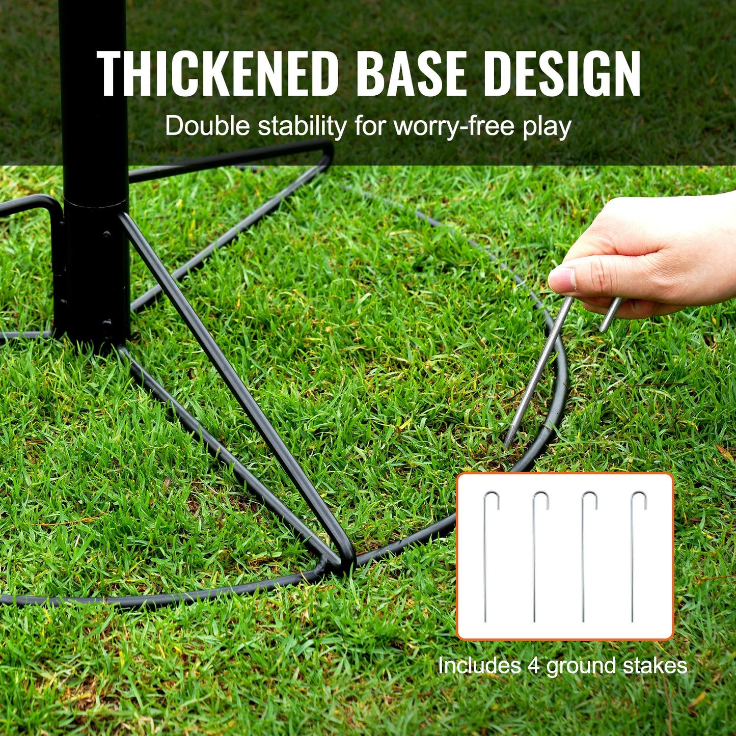 Disc Golf Basket, 24-Chains Portable Disc Golf Target Hole, Heavy Duty Steel Practice Disc Golf Target, Indoor & Outdoor Disc Golf Course Basket, Disc Golf Basket Stand Equipment, Black