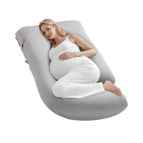 Pregnancy Pillow, G-Shaped Maternity Pillow, Full-Body Support Pillow with Removable & Washable Cover, Soft and Breathable Pregnancy Body Pillows for Back, Belly, Hips, Legs Relief
