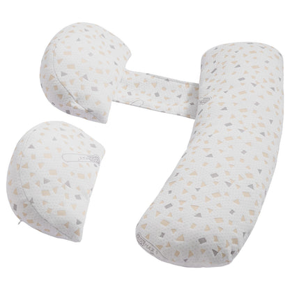 Pregnancy Pillows, Adjustable Maternity Pillow for Pregnant Women, Soft Pregnancy Body Pillow with Removable & Washable Cover for Back Belly Hip Support, Lightweight and Portable