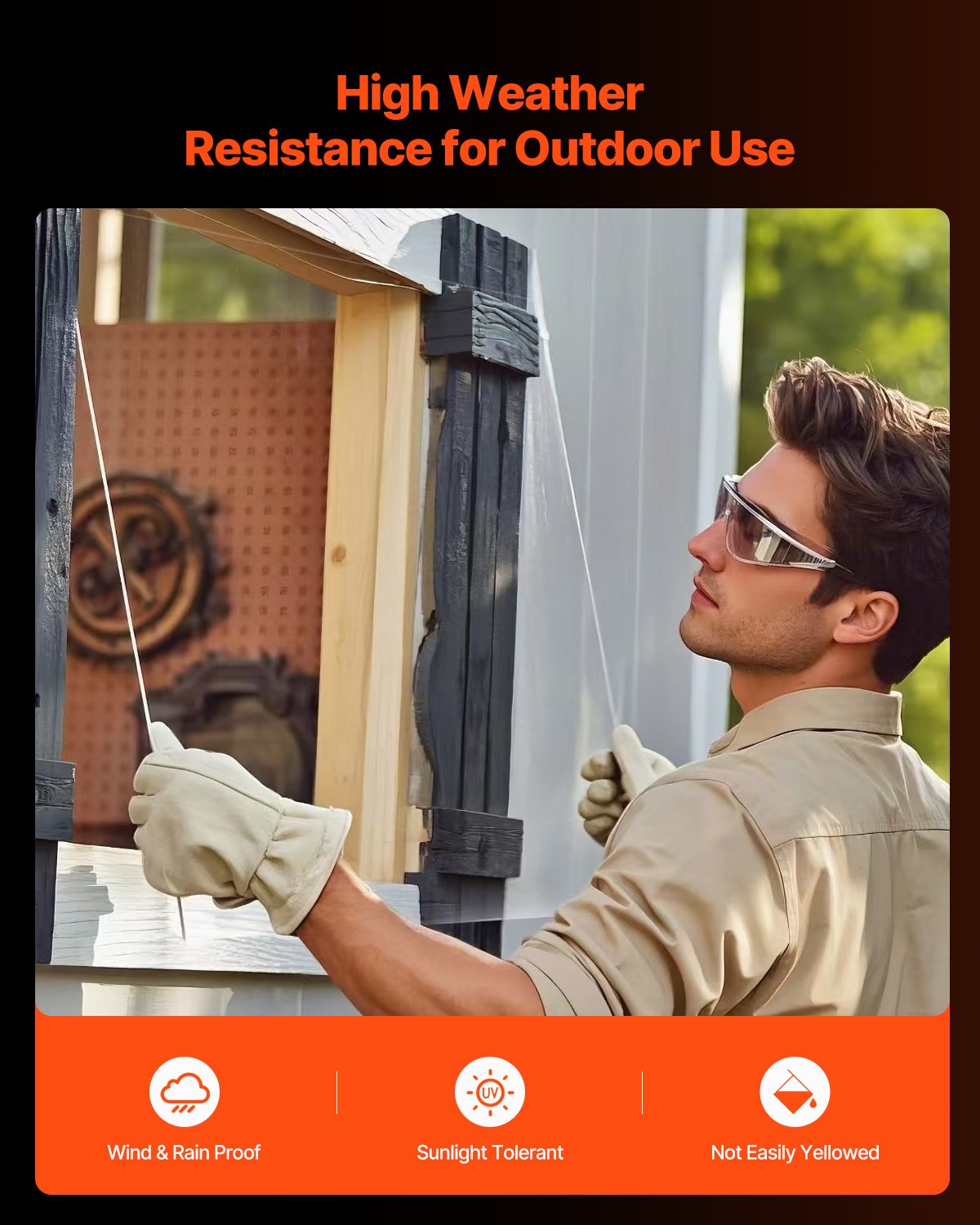 Plexiglass Acrylic Sheet, 1 Pack Plastic Sheet, 36 x 48 Inch 1/4 Inch Thick Clear Plastic Cast Transparent Glass for Crafting Projects, Replacement Picture Frame Glass, DIY Display, Easy to Cut