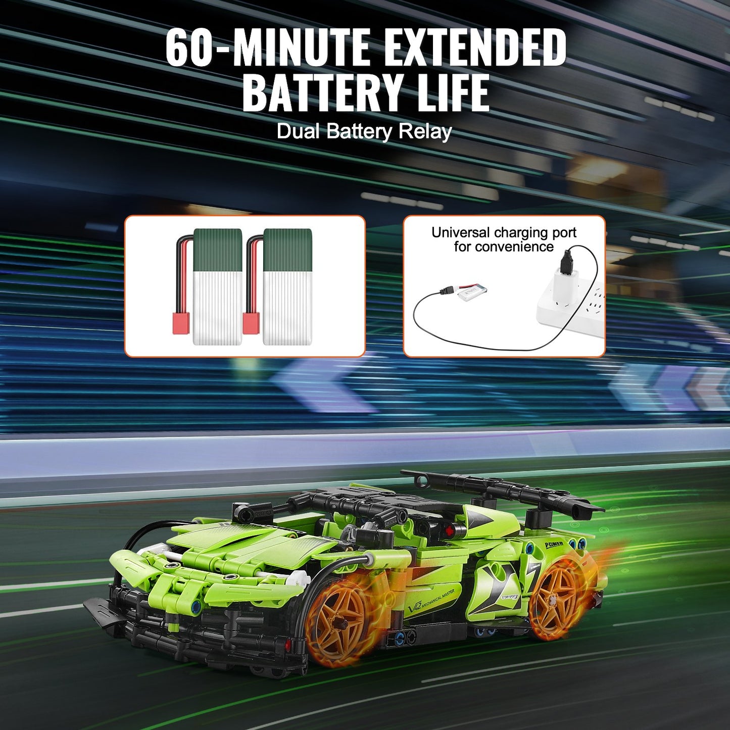 STEM-byggleksaker för barn, 2-i-1 461 delars klossar, fjärrstyrda bilbyggsatser, fjärrstyrd och appstyrd bil/robot, RC STEM-robotbyggset, presenter för pojkar och flickor från 6 år