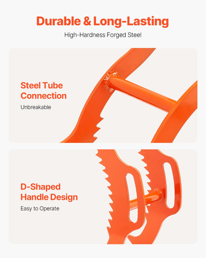 36in Log Lifting Tongs, 4-Claw Log Tongs, Heavy Duty Steel Log Grapple, 3300LBS Lifting Capacity, Swivel Log Graper Timber, Eagle Claw Design, Log Skidding Tongs for Trucks, Tractors, Forklifts