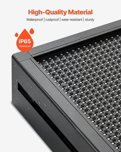 Programmerbar LED-skylt, P6 flexibel digital rullningspanel i fullfärg, gör-det-själv-anpassad textmönstrad GIF-displaytavla, Bluetooth-app-styrd meddelandeskylt för butiksreklam, 40x18 tum