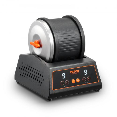 Rock Tumbler Machine, 4 lbs Rock Polishing Machine, 9 Speed Settings 9-Day Polishing Timer Stone Tumbler, Direct Drive Motor Rock Polisher, Cold-rolled Steel Body, Rock Polisher for Kids Adults