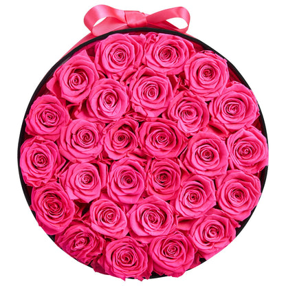 Forever Flowers, 27 Preserved Roses in a Box, Eternal Flowers Immortal Bouquet Birthday Present for Delivery Prime Women Her Wife Mothers, Anniversary, Valentine's Day,Christmas, Rose Red