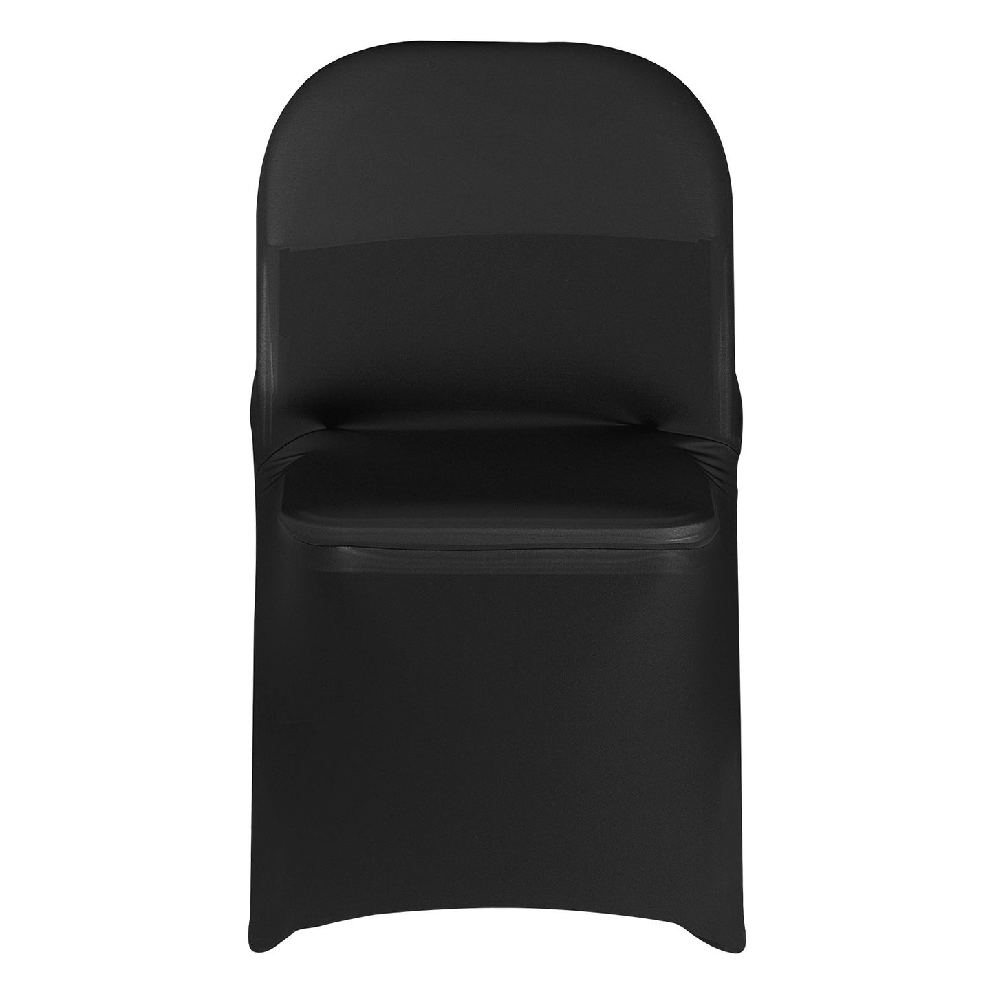 150 Pcs Black Chair Covers, Polyester Spandex Chair Cover, Stretch Slipcovers for Wedding Party Dining Banquet Flat-Front Chair Covers, Fits Chair Measures up to 17.72 x 18.11 x 30.31 inch