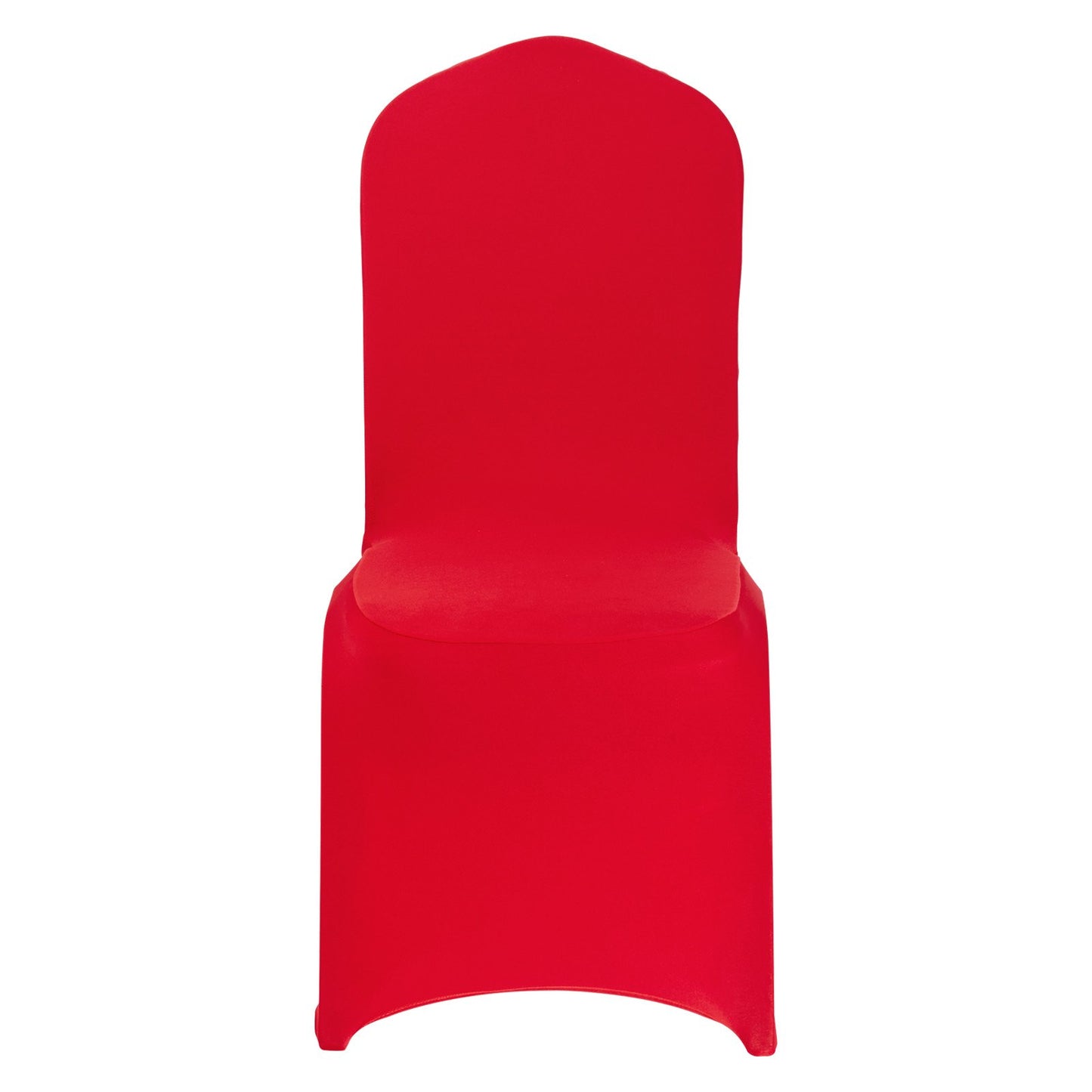 50 Pcs Red Chair Covers, Polyester Spandex Chair Cover, Stretch Slipcovers for Wedding Party Dining Banquet Flat-Front Chair Covers, Fits Chair Measures up to 20.08 x 17.72 x 37.4 inch
