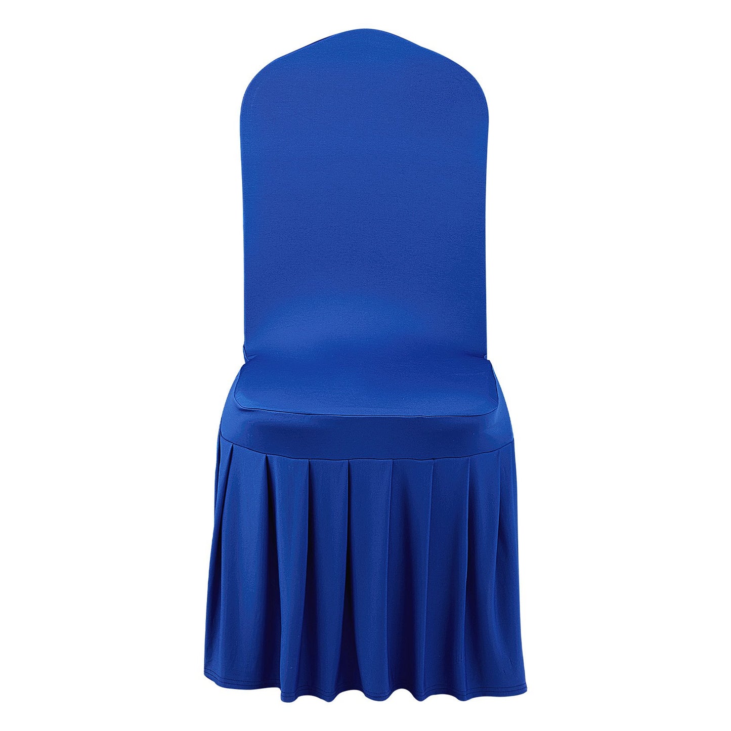 30 Pcs Blue Chair Covers, Polyester Spandex Chair Cover, Stretch Slipcovers for Wedding Party Dining Banquet Flat-Front Chair Covers, Fits Chair Measures up to 20.08 x 17.72 x 37.4 inch