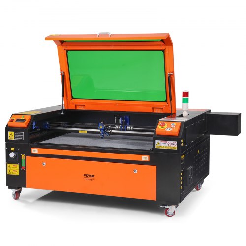 100W CO2 Laser Engraver, 61 x 89 cm(24 x 35 in), 500 mm/s(19.7 IPS) Laser Cutter Machine with 2-Way Pass Air Assist, Compatible with LightBurn, CorelDRAW, AutoCAD, Windows, Mac OS, Linux, for Wood Acrylic Fabric More