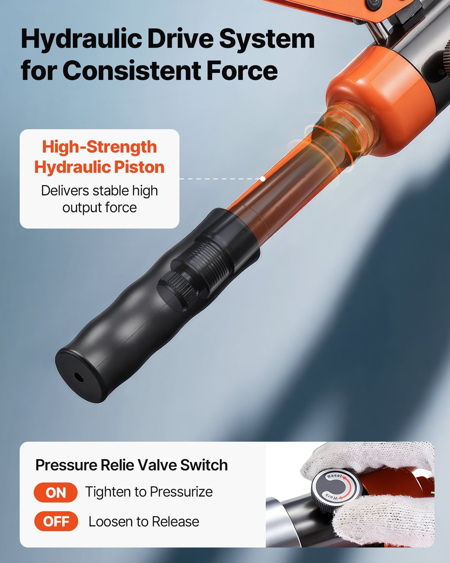 Hydraulisk rörpressverktyg, PEX- och aluminium-plaströrkopplingar med TH16 TH20 TH26 TH32 käftar och bärväska, presskrimpverktygssats för VVS-reparationer och installationer