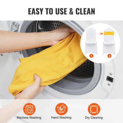 Stretch Spandex Chair Sashes, Chair Slipcover and Stretch Chair Sash with Round Buckle, Elastic Chair Bands, Fitting Wedding, Holiday, Banquet, Party Chair Decoration (50 PCS Golden Yellow)