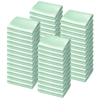 Satin Chair Sashes Bows, 100PCS Chair Ribbon Ties Back Sash, 7 x 108 inch, Light Green Wedding Reception Decoration, for Wedding Ceremony Baby Shower Party Events Banquet Chair Cover Decoration