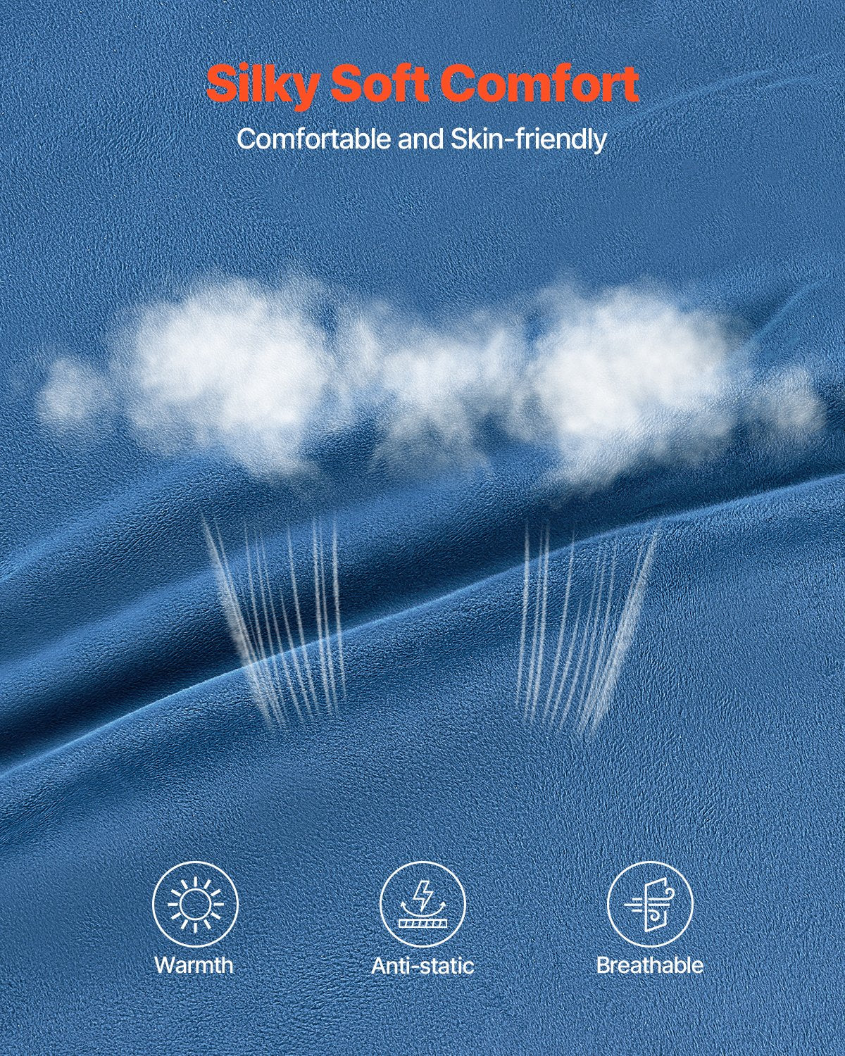 Saccosäckstol, rund saccosäckstol med avtagbart och tvättbart överdrag för vuxna, holländsk sammet och högdensitetsskumfyllning, saccosäck för vuxna med handtag och sidoficka för vardagsrum, sovrum, blå