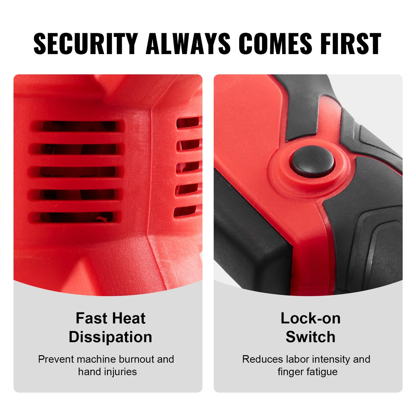 Handhållen betongvibrator, 960W elektrisk vibrator 4000 varv/min, elektriskt betongvibrationsverktyg med 6,6 fot / 2 m axelstång, bärbar penncementvibrator tar bort luftbubblor och blandar betong