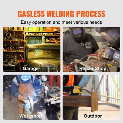 Flusskärnsvetstråd, E71T-GS 0,8 mm 4,5 kg, gasfri MIG-svetstråd för kolstål med låg stänknivå för bågsvetsning i alla positioner och utomhusbruk