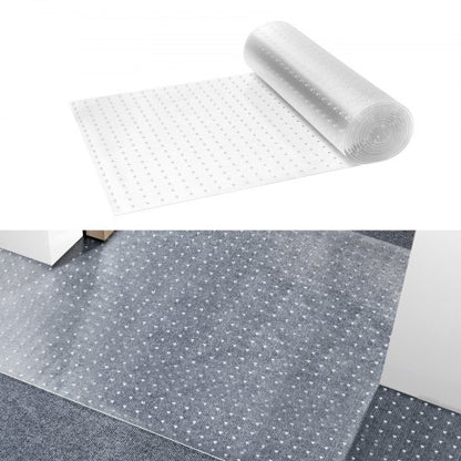 Carpet Protector for Pets, 24" x 12' PVC Scratch-Proof Cat Carpet Protector for Doorway, Anti-Slip Cat Scratch Protector Mat, Easy to Cut Plastic Carpet Scratch Stopper, Cat Scratch Guard Carpet