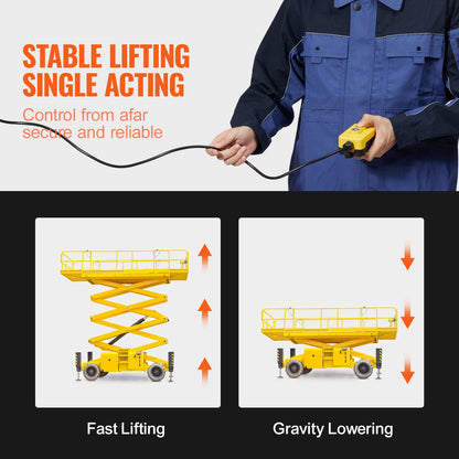 Hydraulic Pump, 20 Quart Hydraulic Power Unit, Single Acting Dump Trailer Pump, 0.91 GPM Flow Rate, 3200 PSI Max Relief Pressure, DC 12V Hydraulic Pump for Dump Trailer Car Lifting