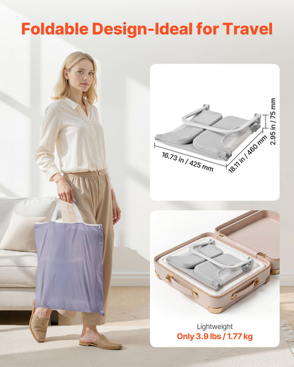 Toddler Bed Rail, Kids Beds Guard Rail with Reinforced Iron Pipe and Oxford Cloth, Adjustable Height Bed Side Railing, Portable Guard Bumper Barrier for Crib, Bunk, 800 x 670 mm, 1 Piece