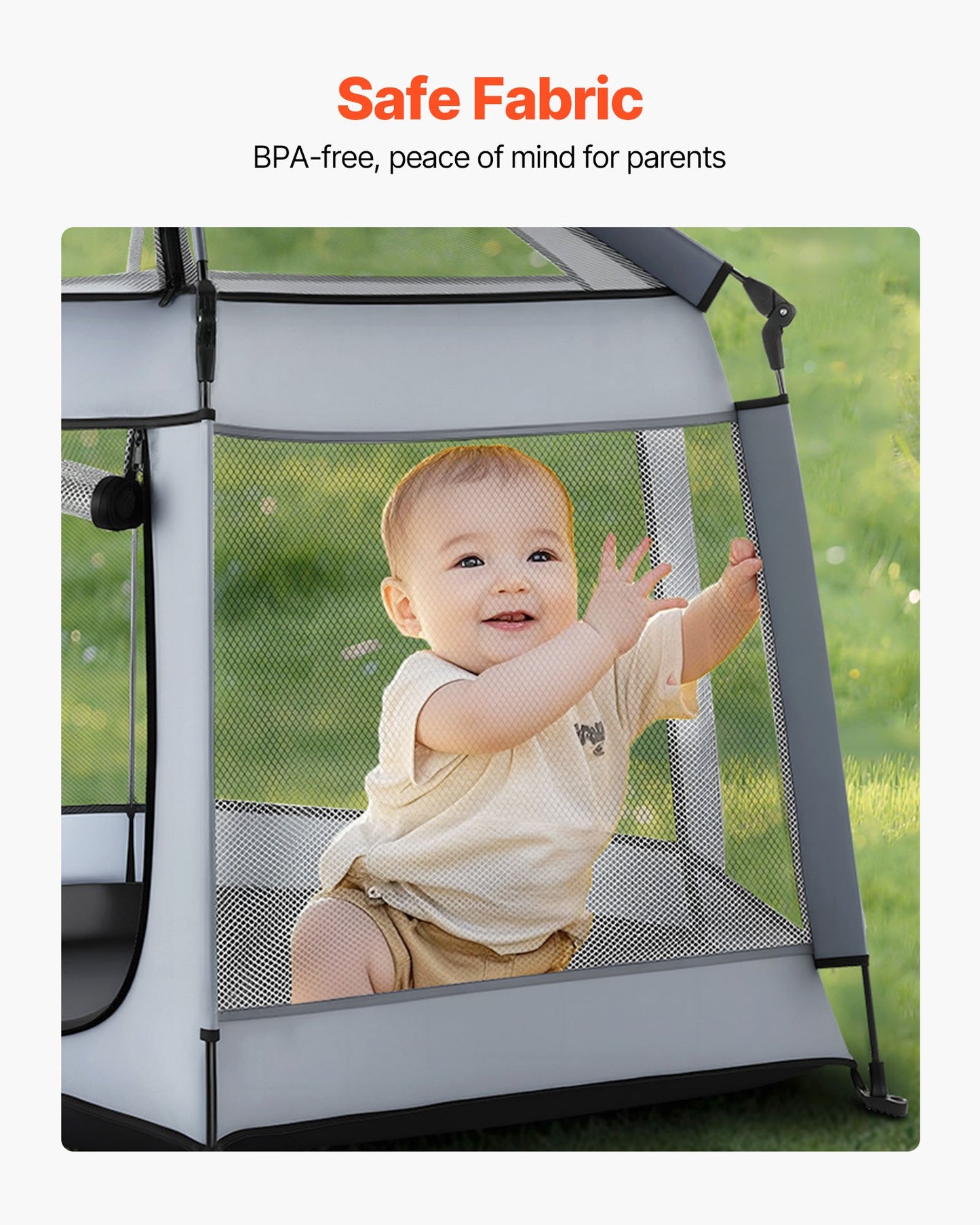 Baby Playpen, Pop Up Toddler Playpen with Canopy, Indoor & Outdoor Portable Play Yard for Babies Toddlers with UPF 50+ Sunshades & Travel Bag for Home Park Beach, Foldable & Lightweight