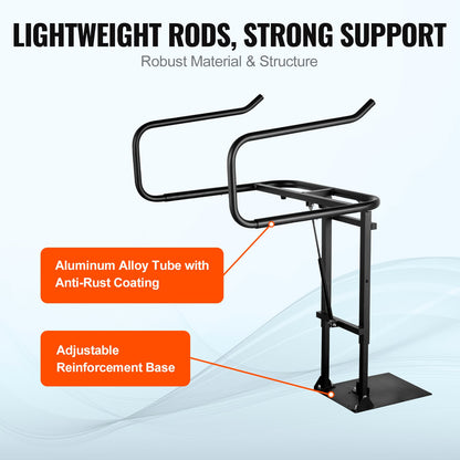 Lyft för spabadsskydd, hydraulisk, höjd 89–109 cm, bredd 143–283 cm, justerbar, installerad undertill på ena sidan, lämplig för olika storlekar på spabad, spa