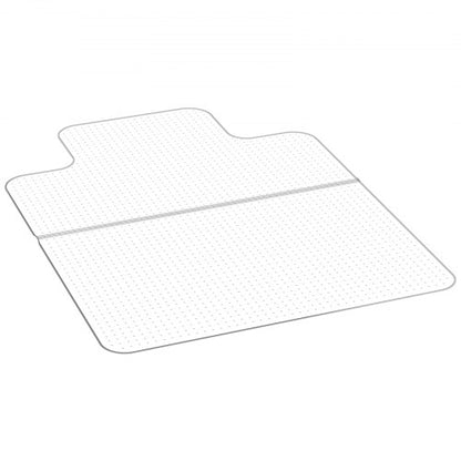 Chair Mat with Lip, 915 x 1225 mm Office Chair Mat for Low Pile Carpeted Floors, Plastic Floor Protector Rug with Studded, Non-Slip & Easy to Clean, Smooth Glide Under Desk Rug for Home Office