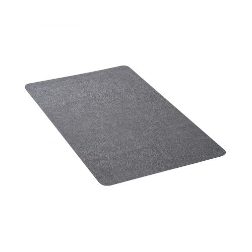 Chair Mat, 897 x 1396 mm Office Chair Mat for Hard Floors, Floor Protector for Rolling Chairs, Polyester Surface, Non-Slip & Easy to Clean, Smooth Glide Under Desk Rug for Home Office (Dark Grey)