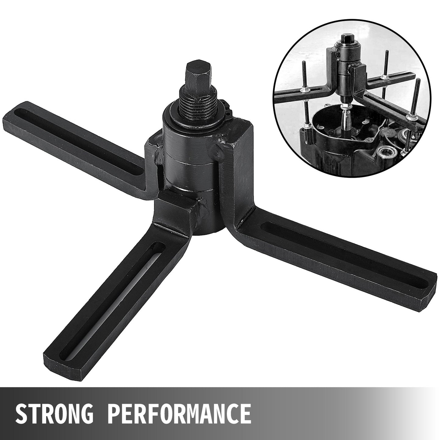 Husuper Crank Case Splitter Separator Puller Installer Adjustable Arms Mounting Bolt ATV Crank