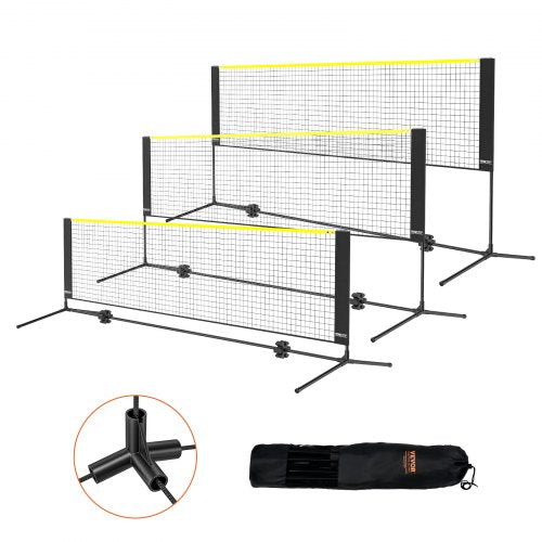 10ft Badminton Net Set Outdoor Portable Volleyball Pickleball Tennis Net