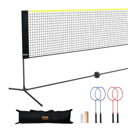 20ft Badminton Net Set Outdoor Portable Volleyball Pickleball Tennis Net