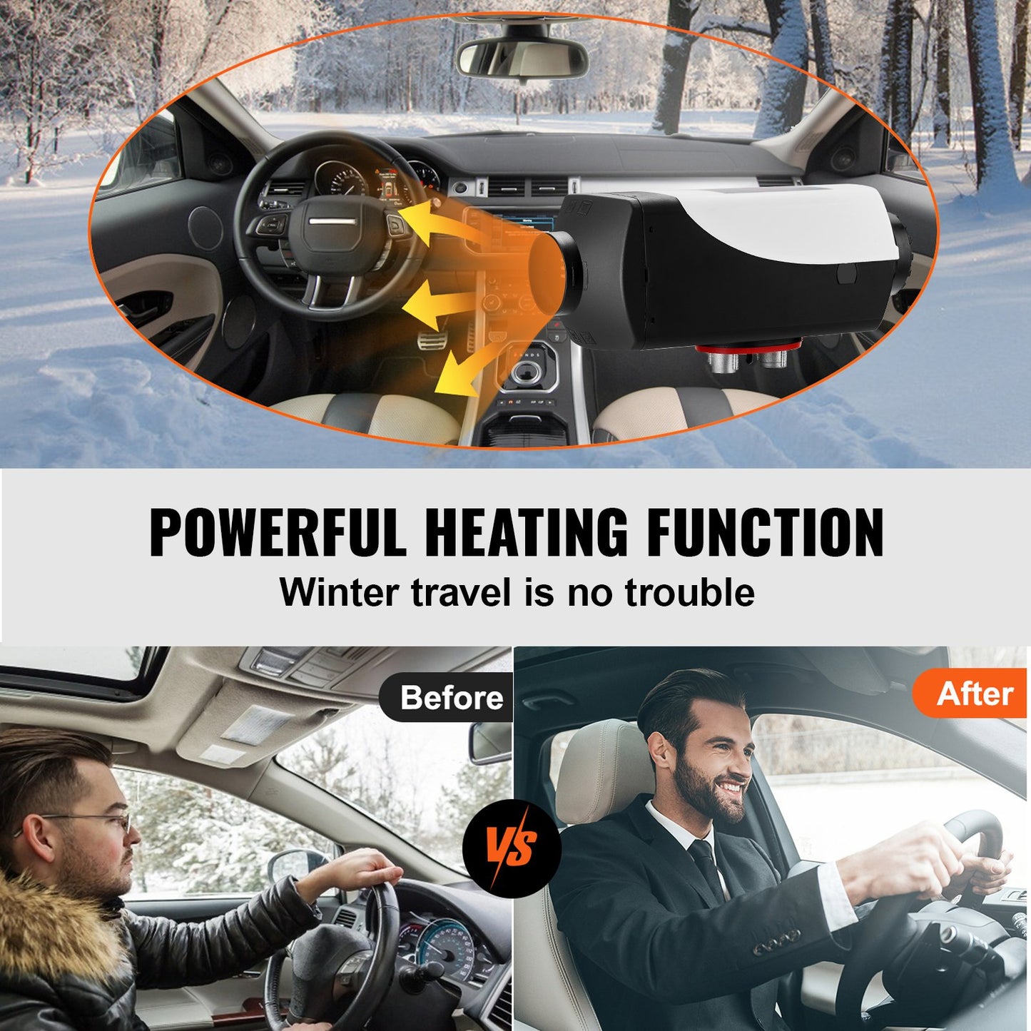 12V Diesel Parking Heater, 8KW Diesel Air Heater, Diesel Air Heater, Air Parking Heater, Air Diesel Heater, Parking Heater for Car RV Boat Truck Camper Bus