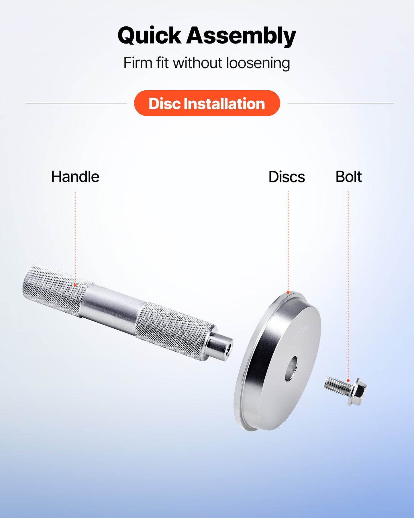 Bearing Press Kit, 10 Pcs, Bearing Race and Seal Driver Set with 9 Bushings and Handle Shaft, Bushing Driver Tool Set, Heavy Duty Aluminum Alloy Removal Installation Tool Kit with Storage Case