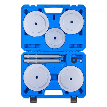 Bearing Press Kit, 7 Pcs, Bearing Race and Seal Driver Set with 5 Bushings, Handle Shaft and Extension Rod, Bushing Driver Tool Set, Heavy Duty Removal Installation Tool Kit with Storage Case